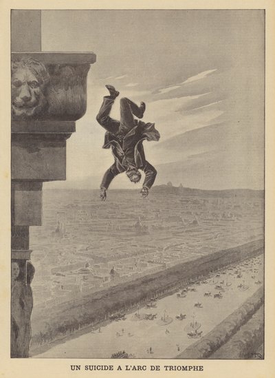 Selvmord ved Triumfbuen af French School